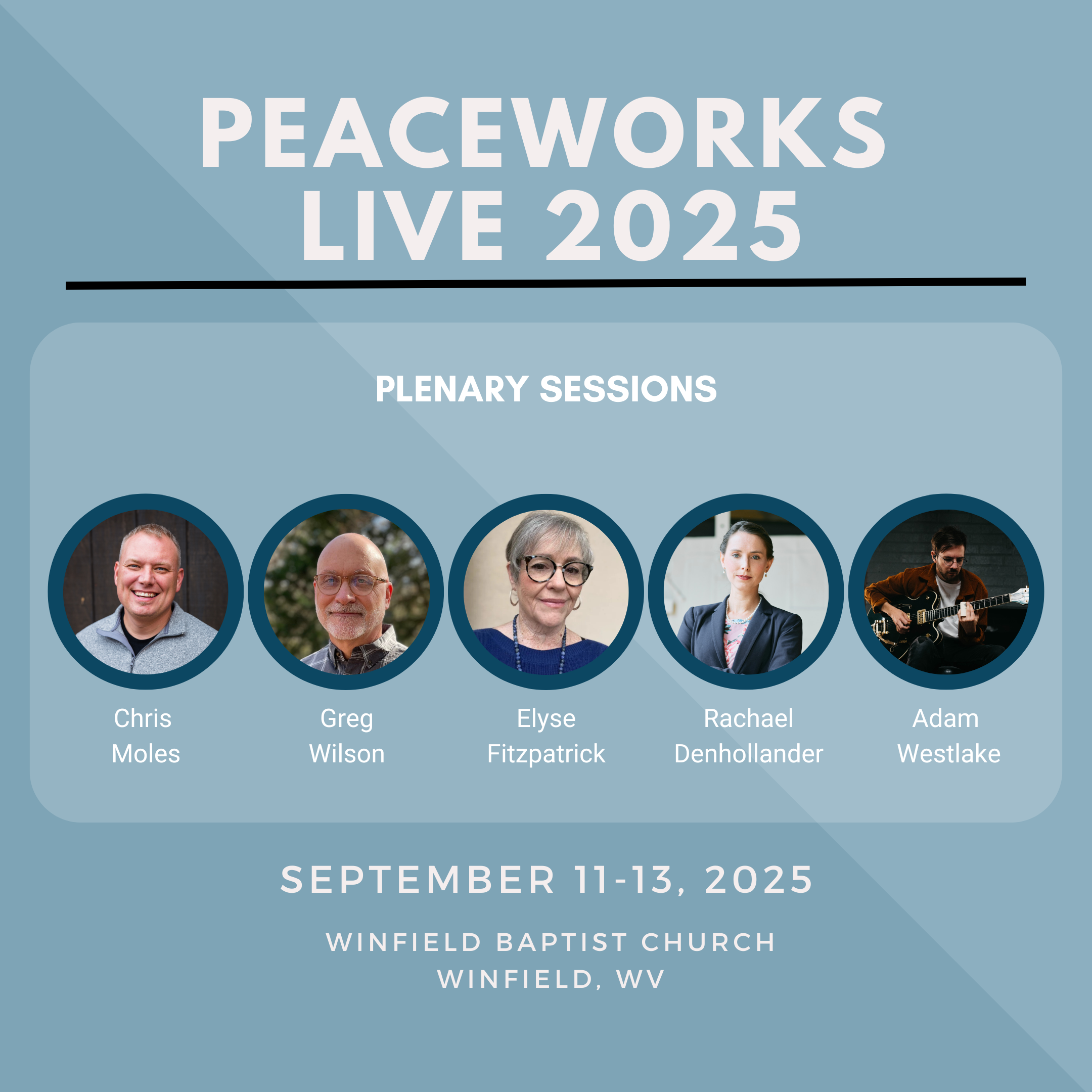 PeaceWorks Live 2025 Plenary Sessions - Worth & Value